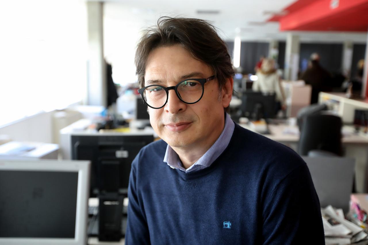 Zagreb: Nebojša Taraba i Miodrag Sila, producenti televizijske serije Novine