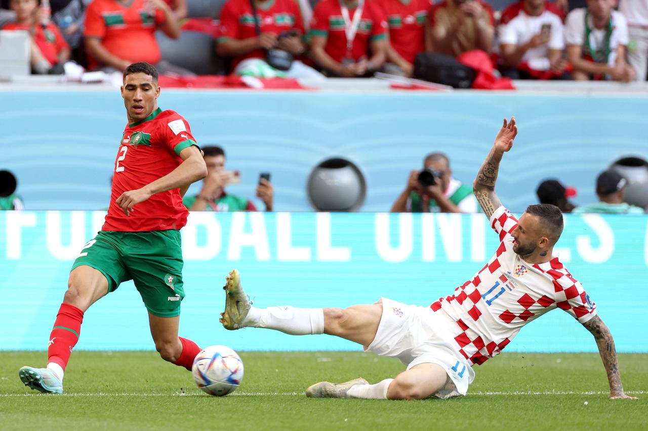 KATAR 2022 - Susret Maroka i Hrvatske u 1. kolu Svjetskog prvenstva u Kataru
