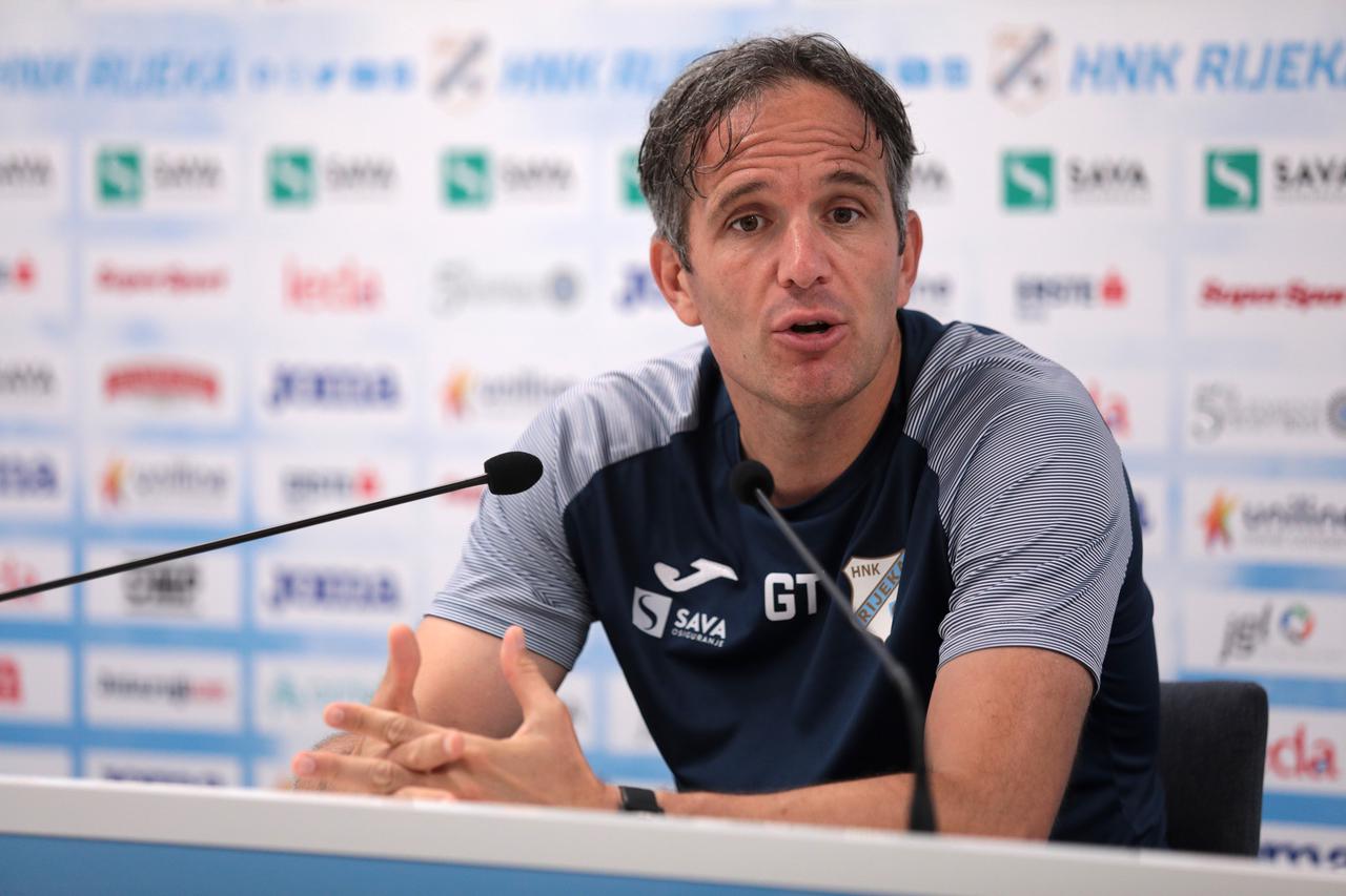 Rijeka: Trener Rijeke Goran Tomić održao konferenciju za medije