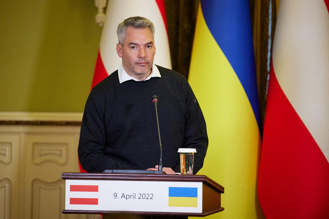 Austrijski kancelar pridružio se podršci Ukrajini posjetivši Kijev 