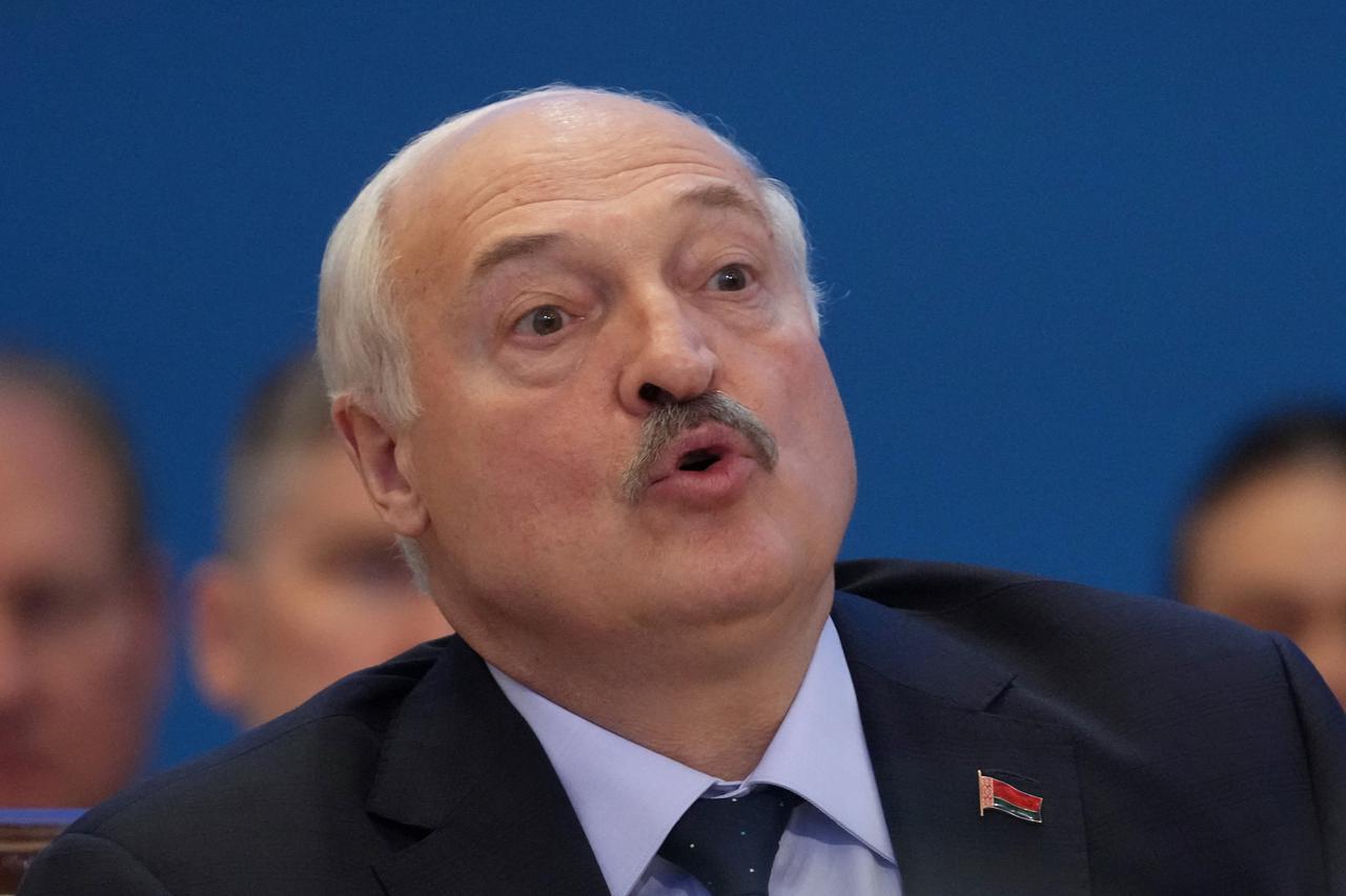 Belarusian President Lukashenko attends the summit of the Supreme Eurasian Economic Council in Astana