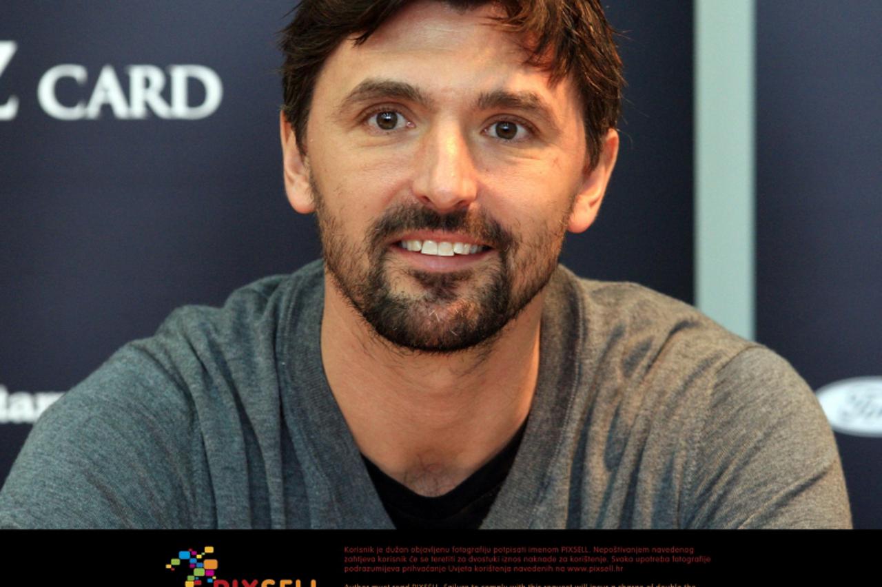 '29.01.2011., Dom sportova, Zagreb - U press centaru odrzano je izvlacenje zdrijeba glavnog turnira PBZ Zagreb Indoors 2011. Goran Ivanisevic. Photo: Marko Prpic/PIXSELL'