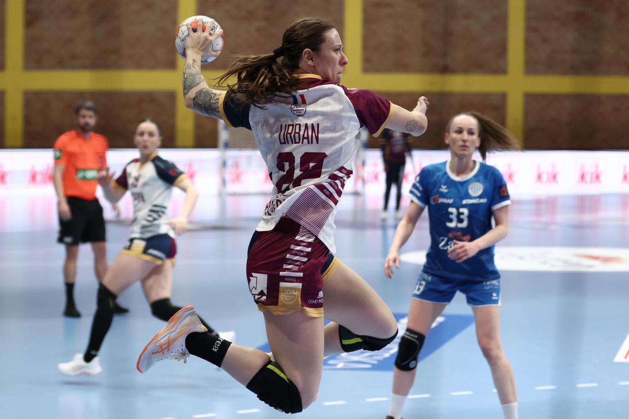 Susret RK Lokomotive i JDA Bourgogne Dijona u prvoj četvrtfinalnoj utakmici EHF Europske lige