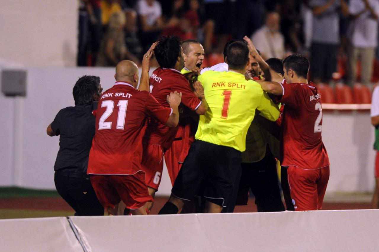 '31.07.2010., Stadion Park Mladezi, Split - Nogometna utakmica 2. kola T-Com 1. HNL izmedju NK Split i NK Varazdin. Photo: Nino Strmotic/PIXSELL'