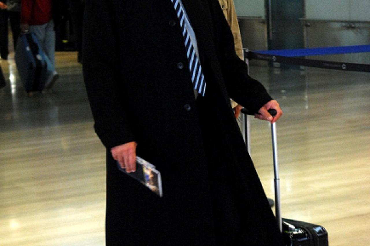 'za sport.....21. 10. 2009. zracna luka/Dinamoi odlazi u Amsterdam na utakmicu 3. kola Europske lige protiv Ajaxa/zdravko mamic Photo: Zeljko Hladika/Vecernji list'