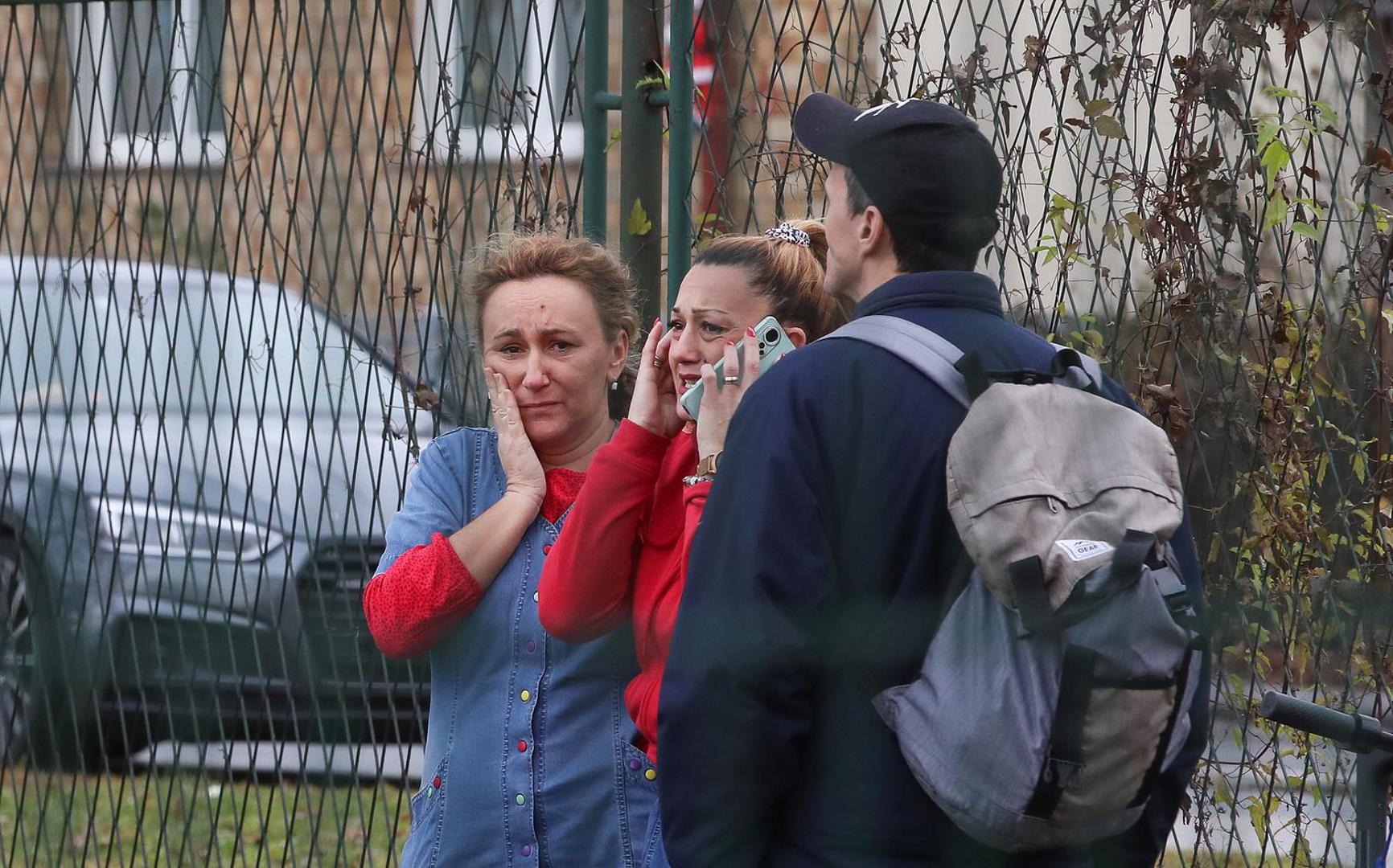 20.12.2024.Zagreb - U OS Precko zasad nepoznati napadac nozem je ozlijedio jednu uciteljicu, a ozljede su zadobili i ucenici. Photo: Zeljko Lukunic/PIXSELL