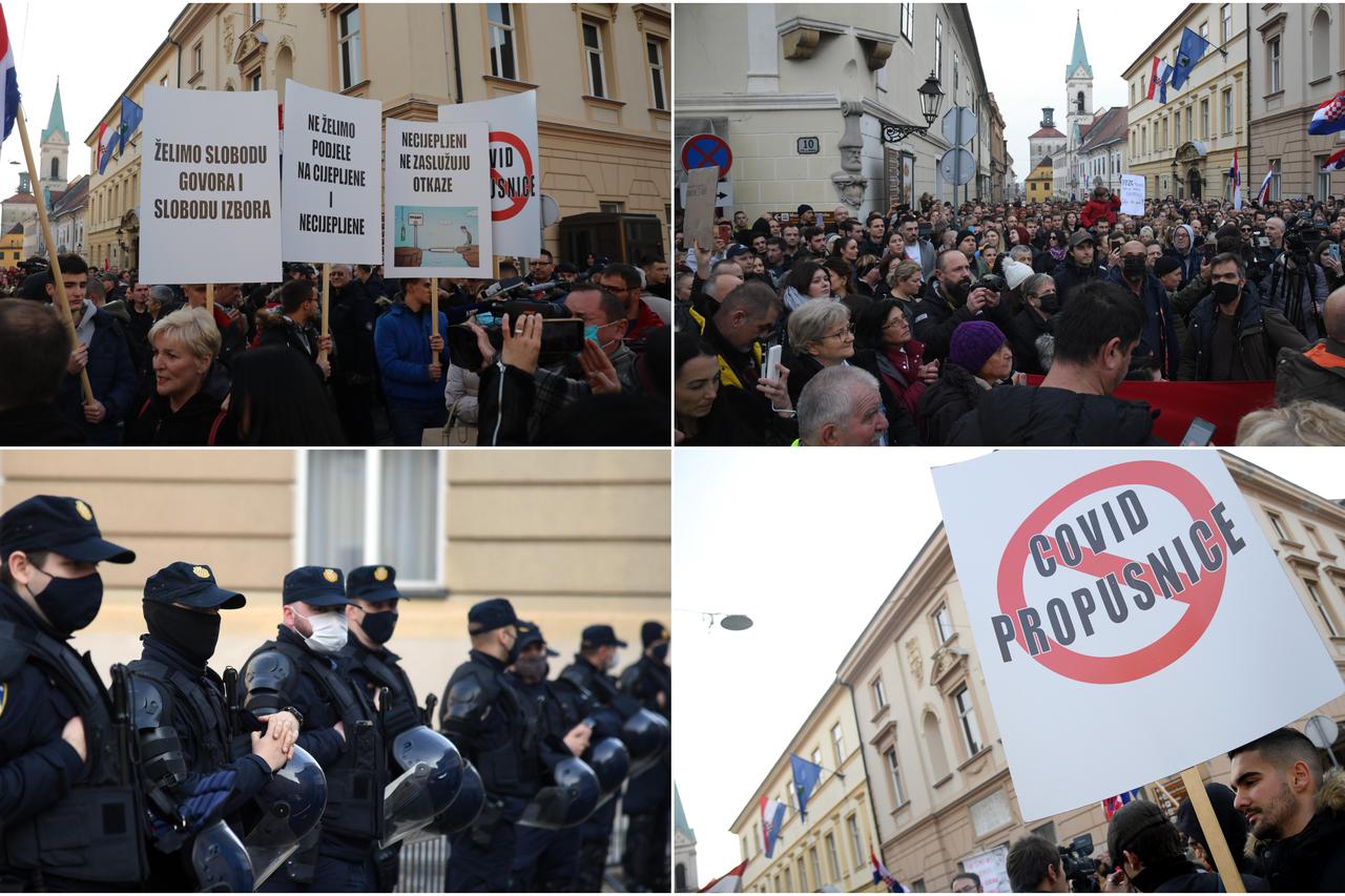 Prosvjed u Zagrebu