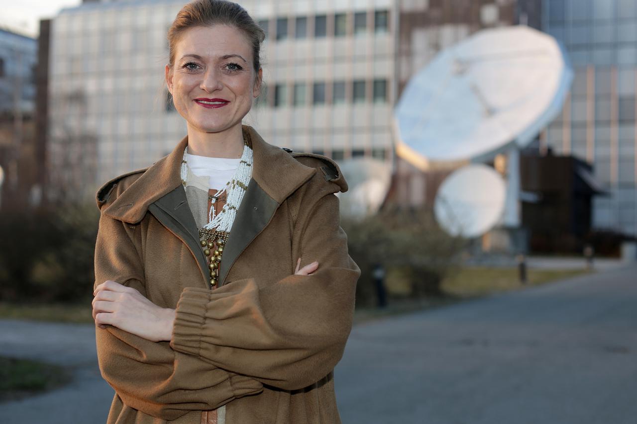 SPECIJAL EKRAN 10.03.2015., Zagreb - Lamija Aleckovic, urednica na HRT-u. Photo: