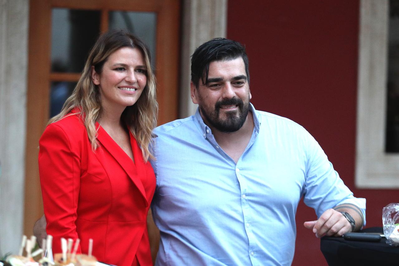 Šibenik: Antonija Blaće u društvu supruga Hrvoja na godišnjici Društva Juraj Dalmatinac