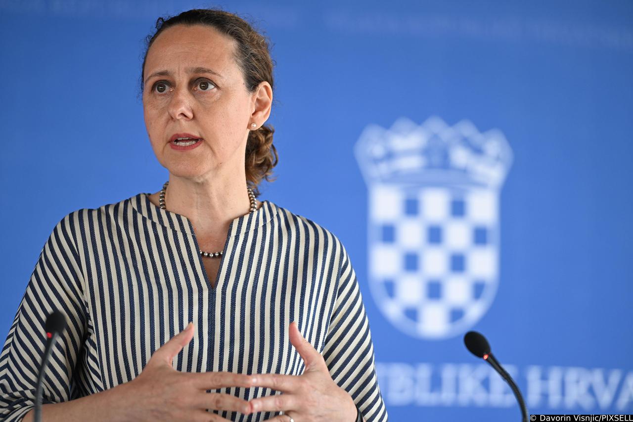 Zagreb: Nina Obuljen Koržinek dala je izjavu za medije