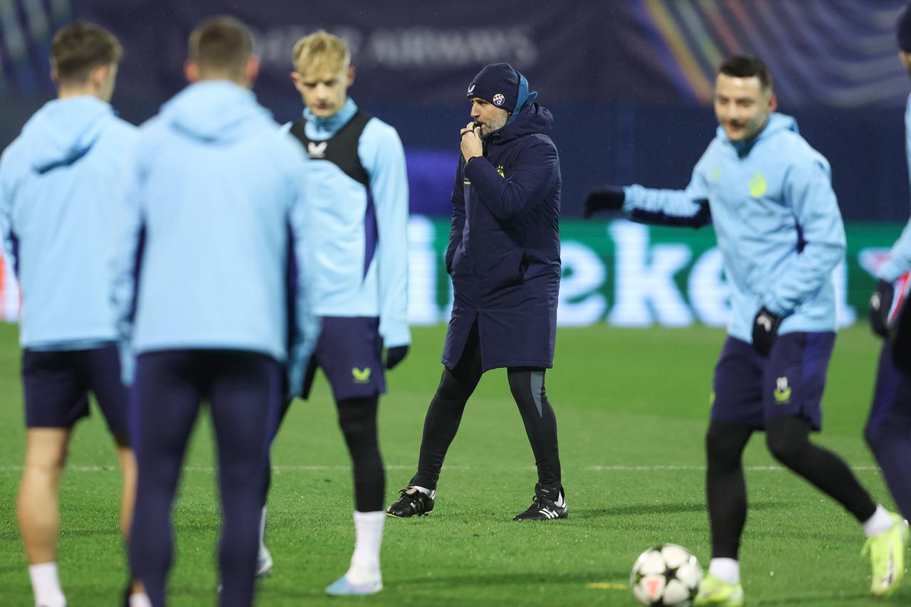 Zagreb: Trening GNK Dinamo uoči utakmice 6. kola Lige prvaka protiv Celtica