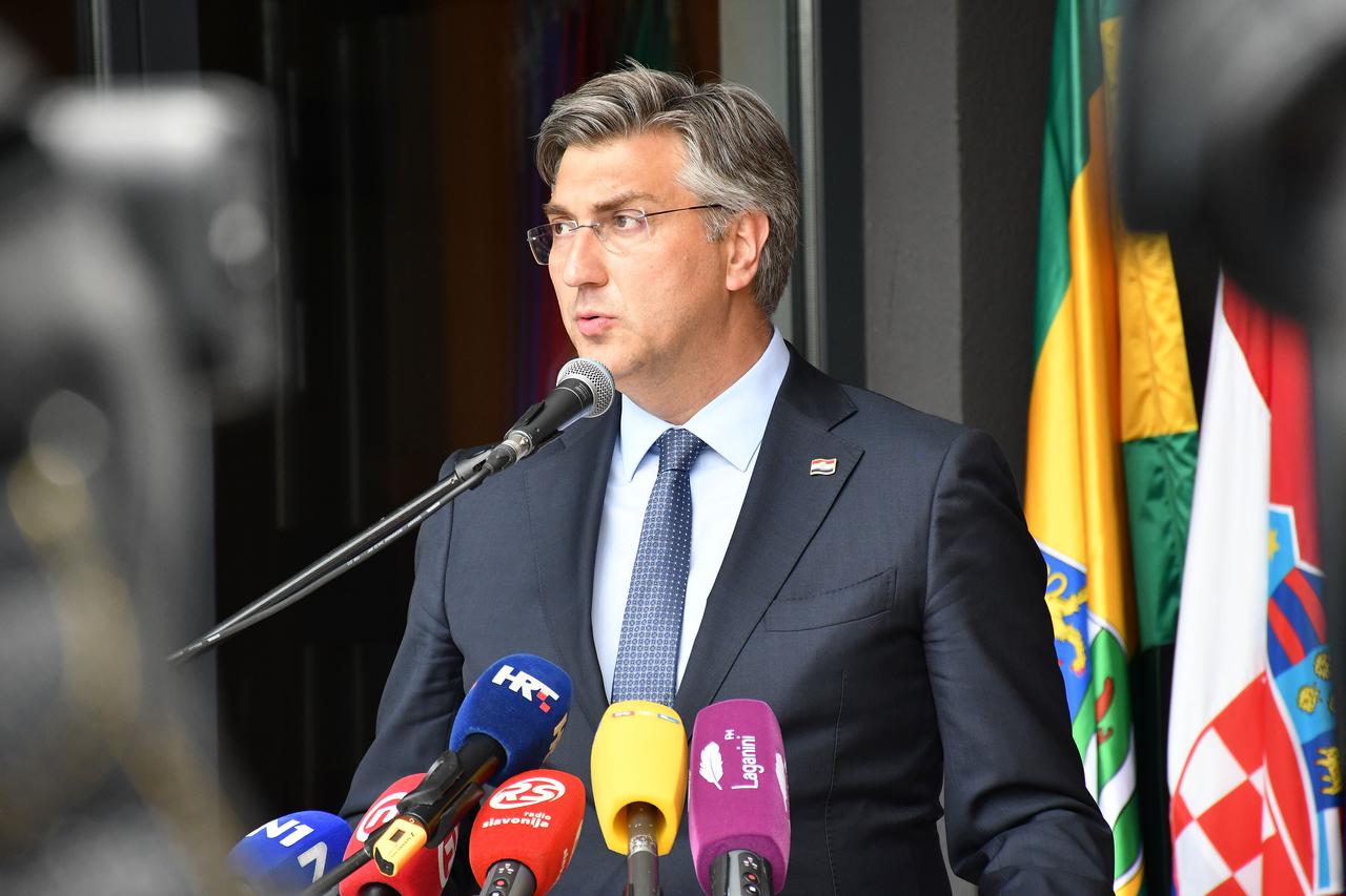 Požega: Andrej Plenković na otvorenju Studentskog doma dr. Franjo Tuđman