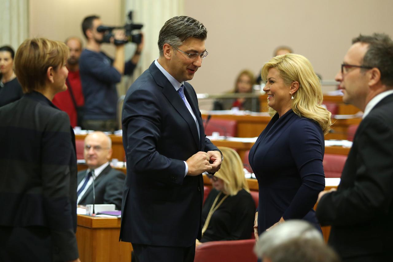 Andrej Plenković i Kolinda Grabar-Kitarović