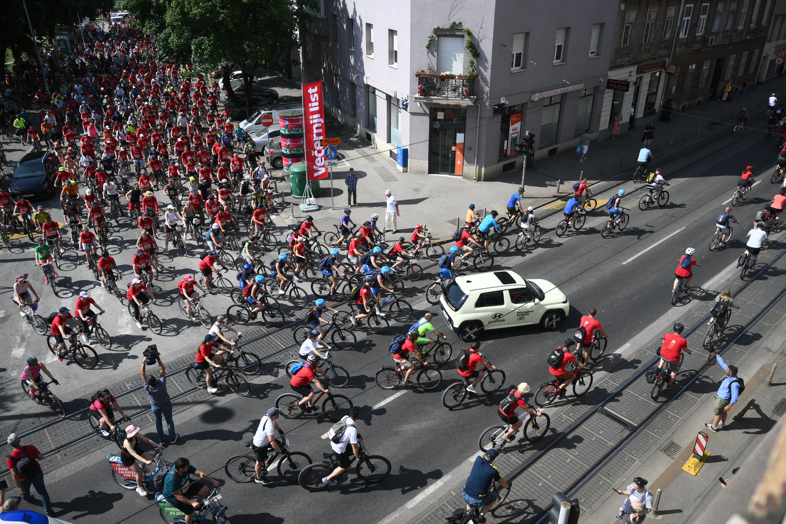 07.06.2025., Zagreb - Start 43. Vecernjakove biciklijade s Trga dr. Franje Tudjmana.  Photo: Davor Puklavec/PIXSELL