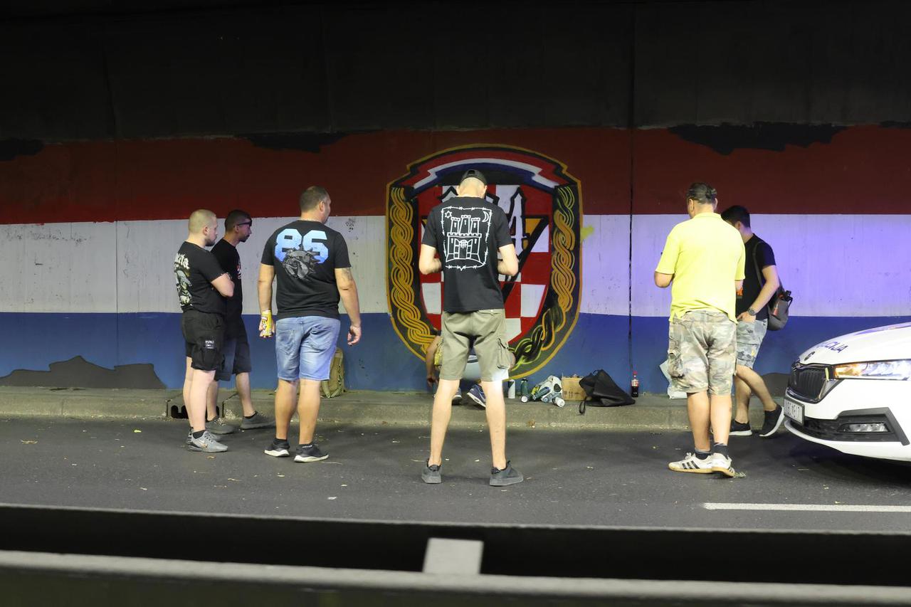 Zagreb: Počela sanacija pošaranih murala 
