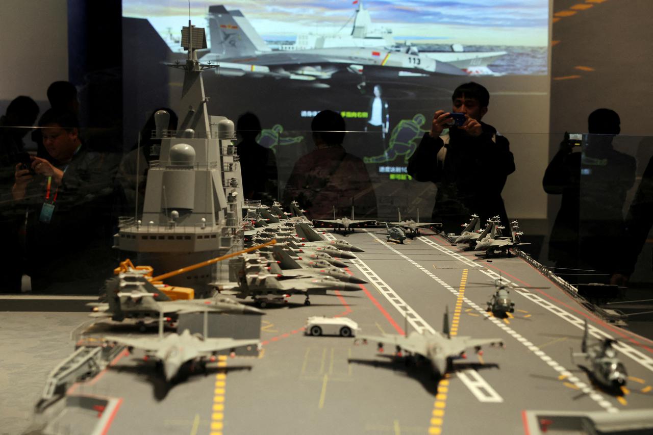 FILE PHOTO: PLA Naval Museum in Qingdao on the Navy's 75th founding anniversary