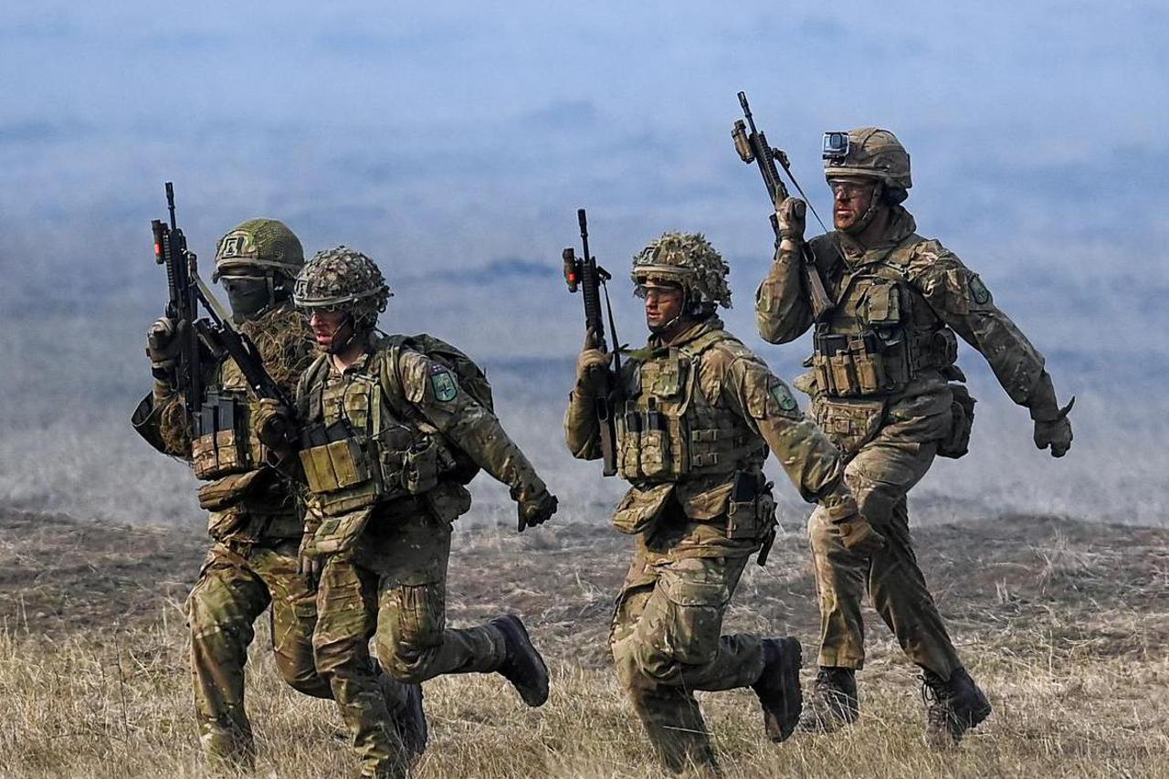FILE PHOTO: NATO troops take part in NATO's 'Steadfast Dart 2025' exercise