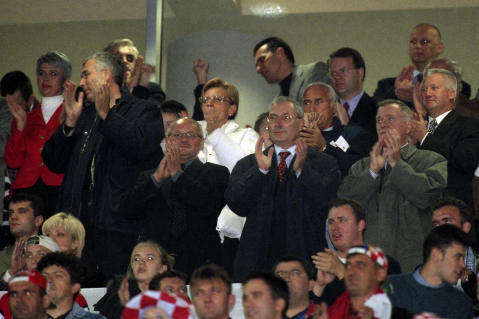 U svečanoj loži bio je apsolutno cijeli državni vrh na čelu s prvim predsjednikom, dr. Franjom Tuđmanom