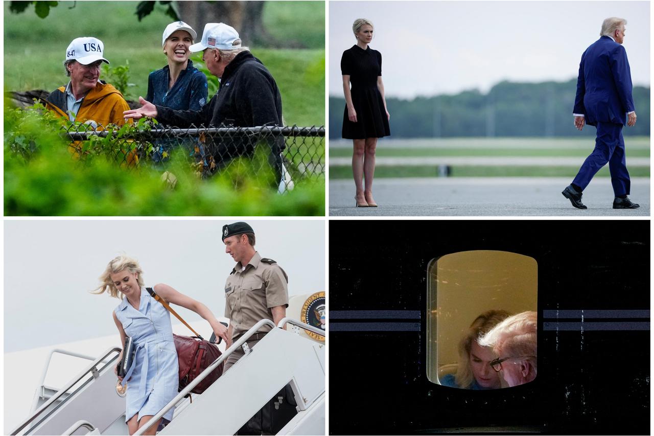 Natalie Harp i Donald Trump