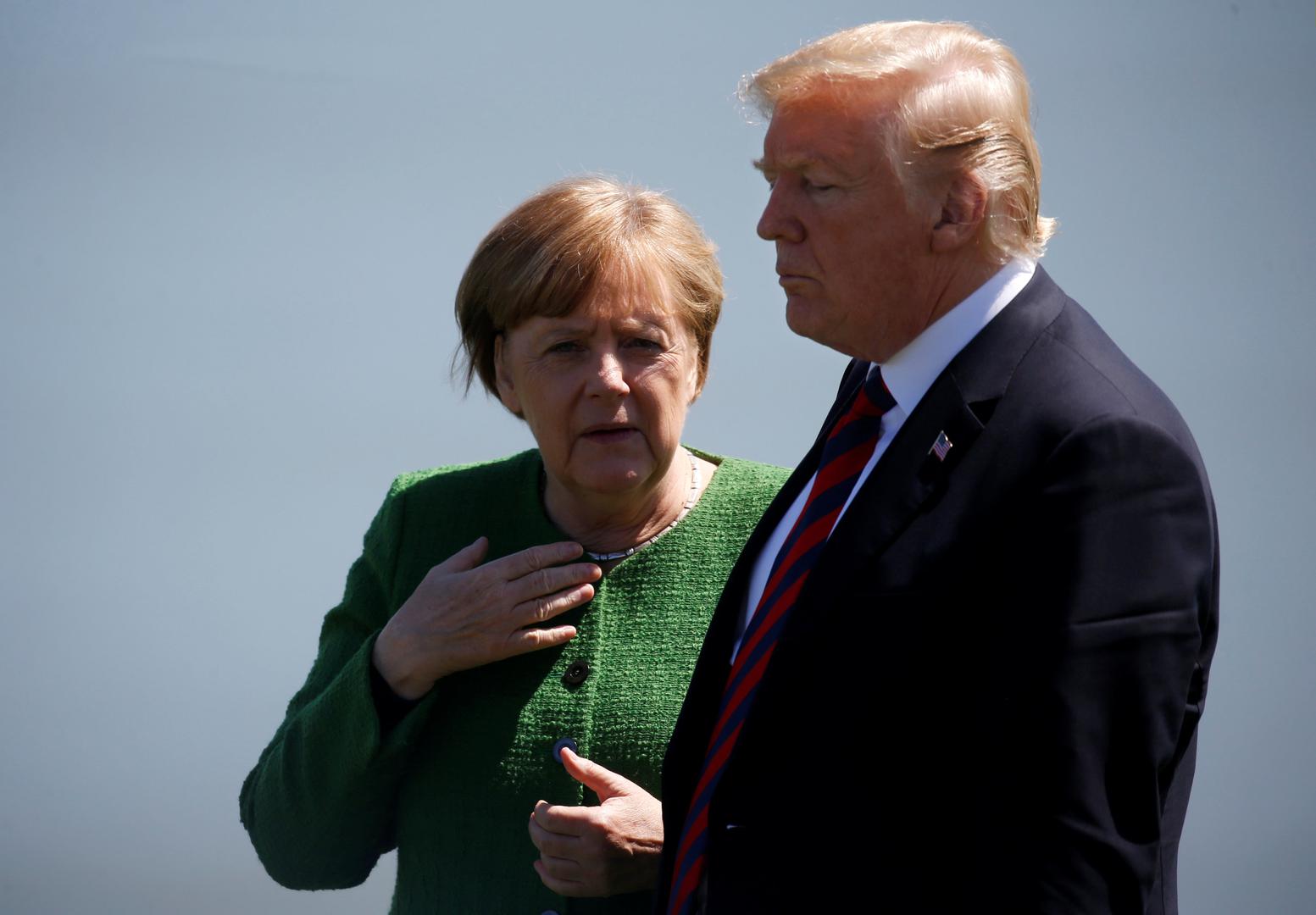Donald Trump i Angela Merkel