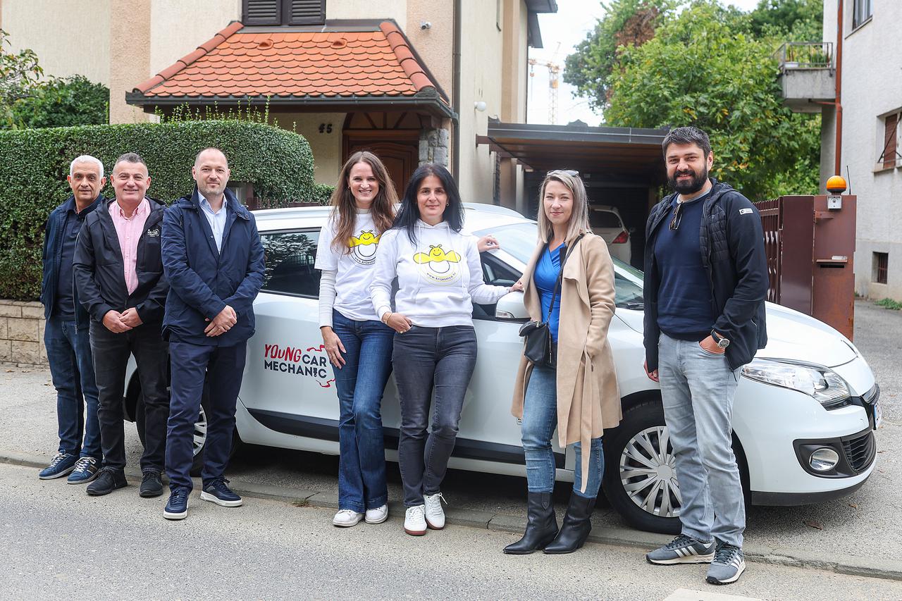 Zagreb: U sklopu međunarodnog natjecanja za učenike tehničkih srednjih škola Young Car Mechanic popravljen je automobil koji će biti doniran Udruzi Krijesnica