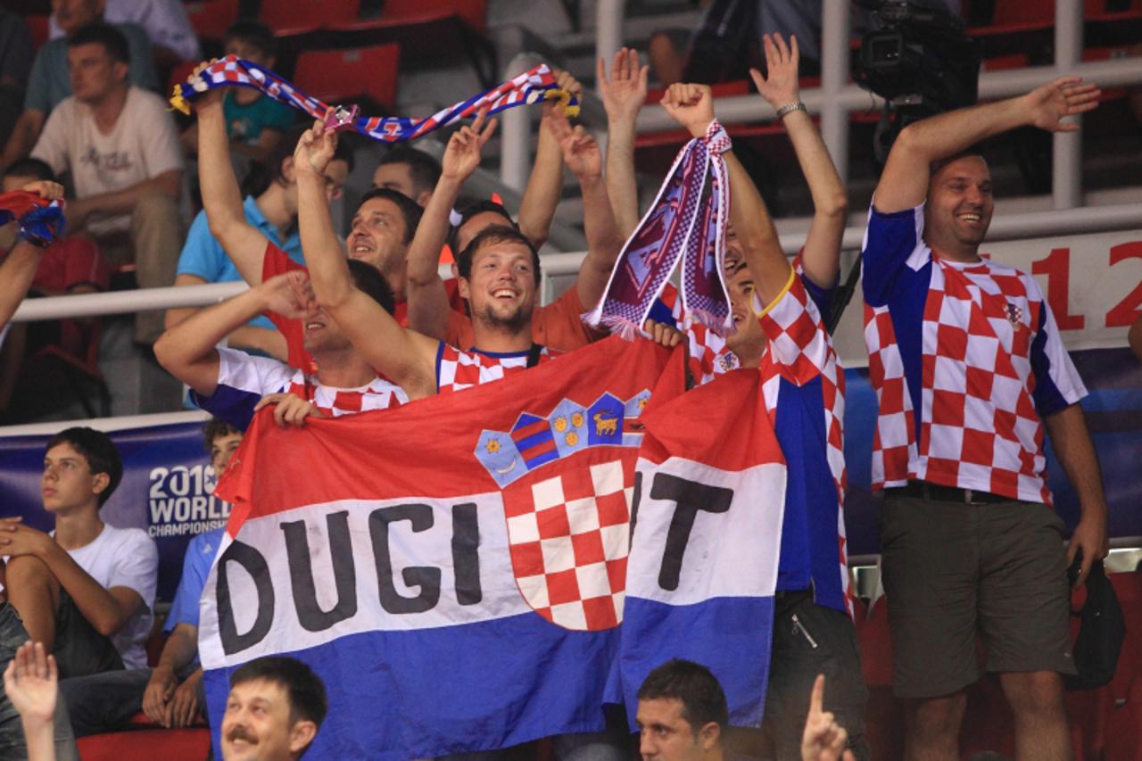 \'29.08.2010., Istanbul ?2010 FIBA SP Istanbul. Utakmica grupe B  Hrvatska-Iran u Abdi Ipekci Areni.Navijaci  Photo: Zeljko Lukunic/PIXSELL\'
