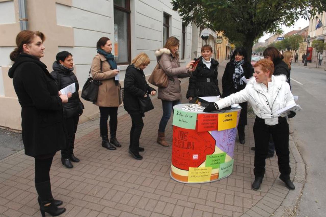 Bjelovarske volonterke skupljaju novac za Sigurnu kuću