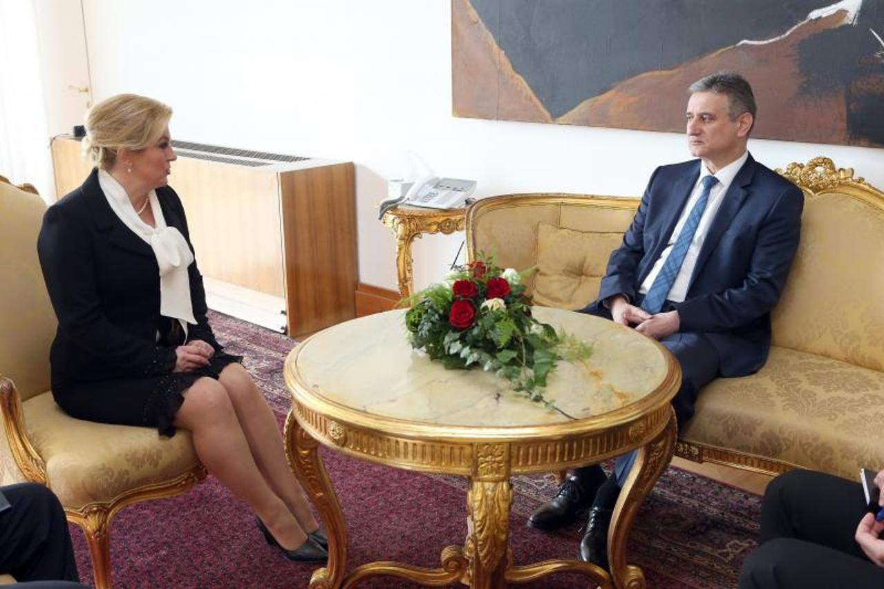Kolinda Grabar-Kitarović primila Tomislava Karamarka