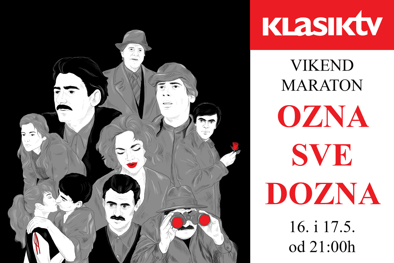Filmski maraton „Ozna sve dozna“ ovaj vikend na Klasik TV-u!