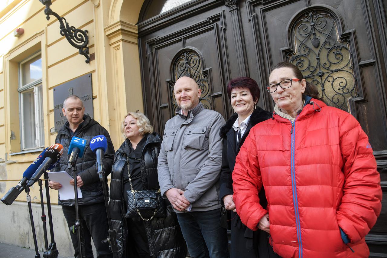 Zagreb: Konferencija za medije Renata Peteka i bivših radnika Diokija i Kamenskog