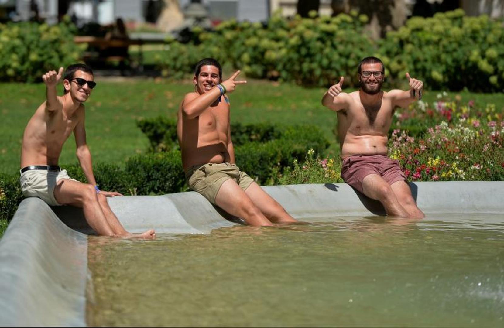 Zrinjevačke fontane pružaju savršeno rashlađenje...