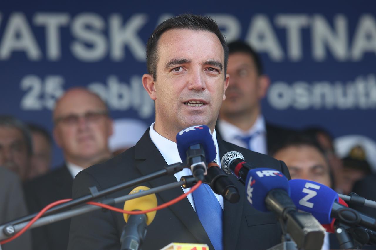 16.09.2016., Sibenik - Odrzana sredisnja proslava 25. obljetnice Hrvatske ratne mornarice i 25. obljetnice Spomendana rujanskog rata (1991. - 2016.). Josip Buljevic.  Photo: Dusko Jaramaz/PIXSELL