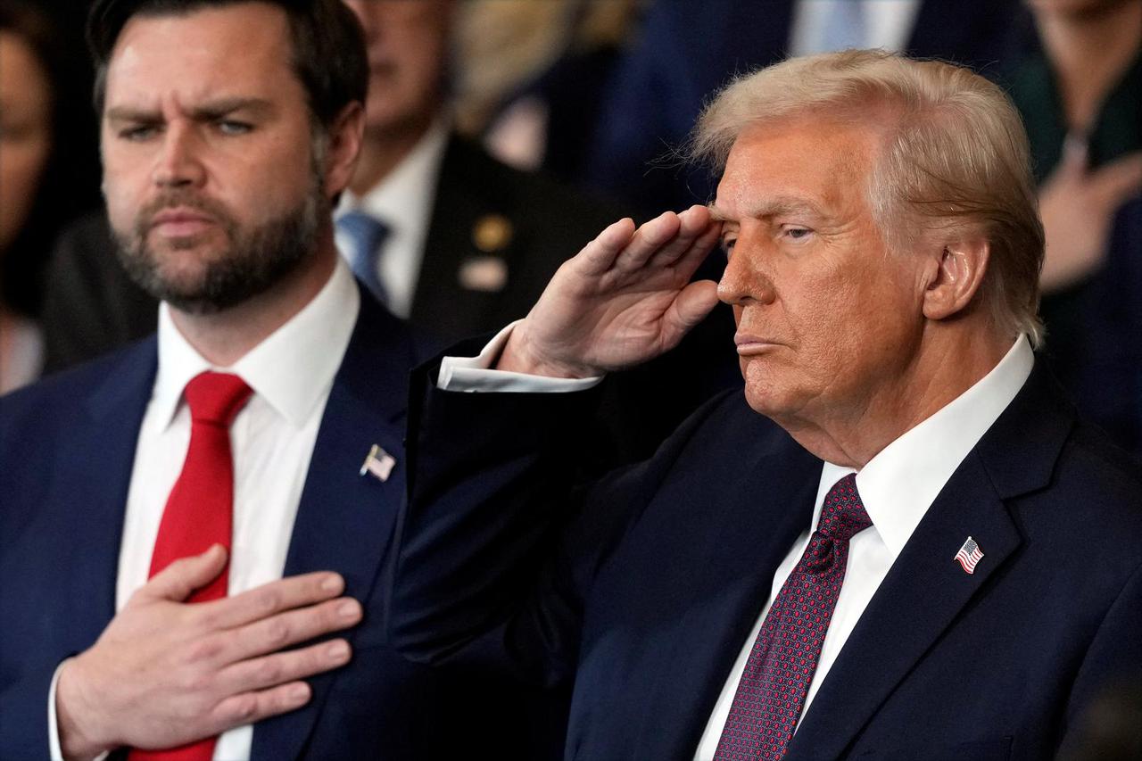 Inauguration ceremony for Trump's second presidential term