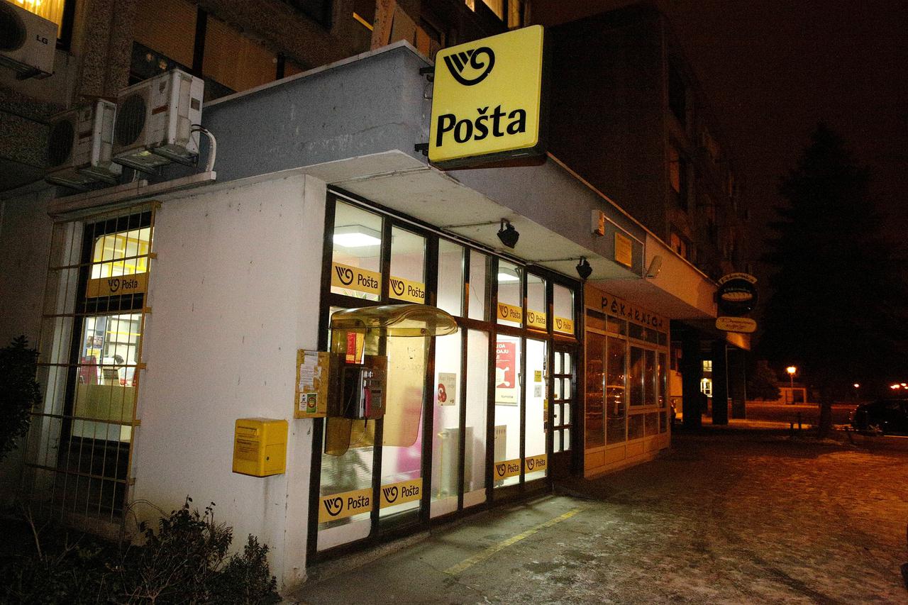 Zagreb: Opljačkana poslovnica Hrvatske pošte u Dugavama