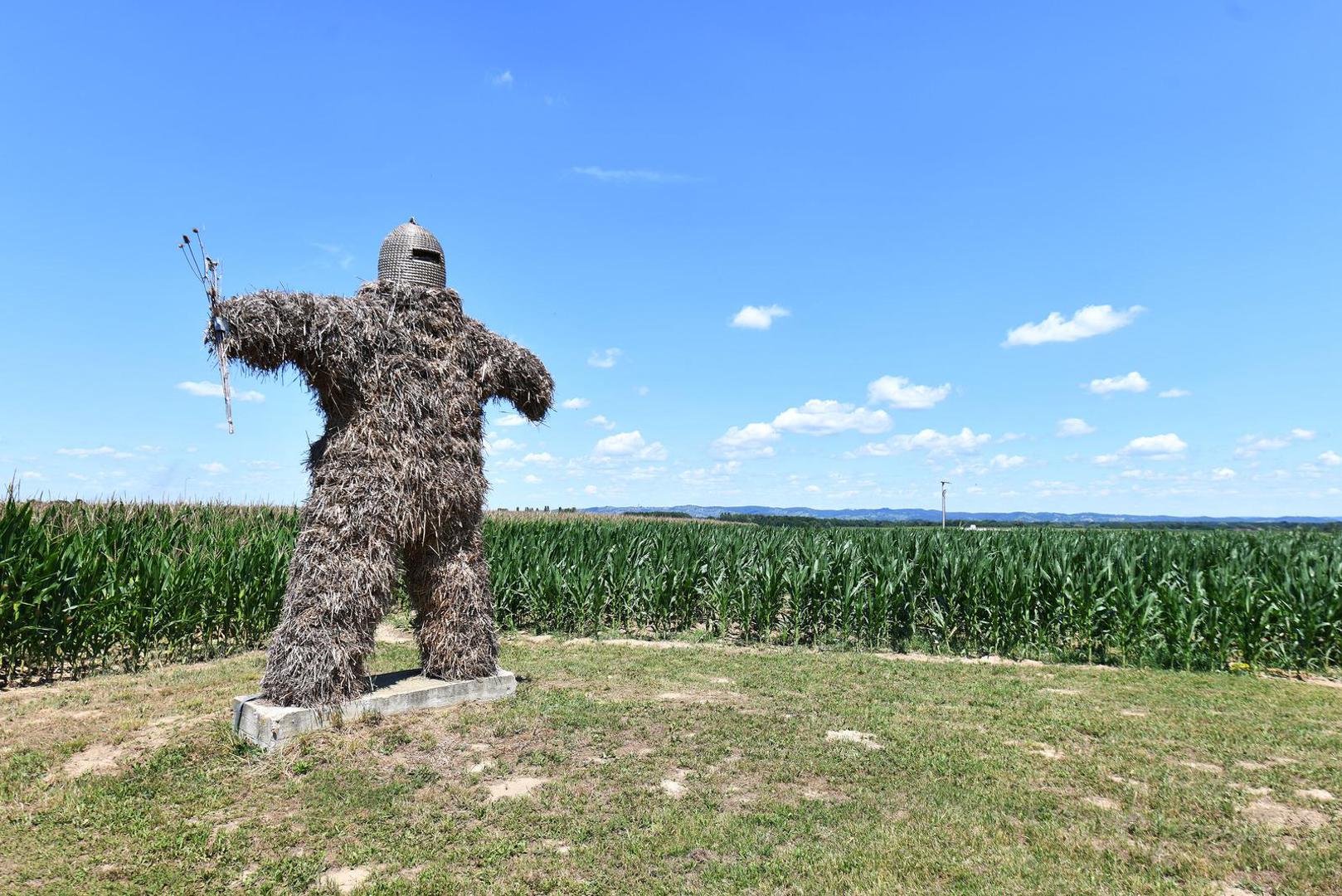 Općina Selnica ima maskotu "Pikača", a spomenik mu je napravljen od slame. 