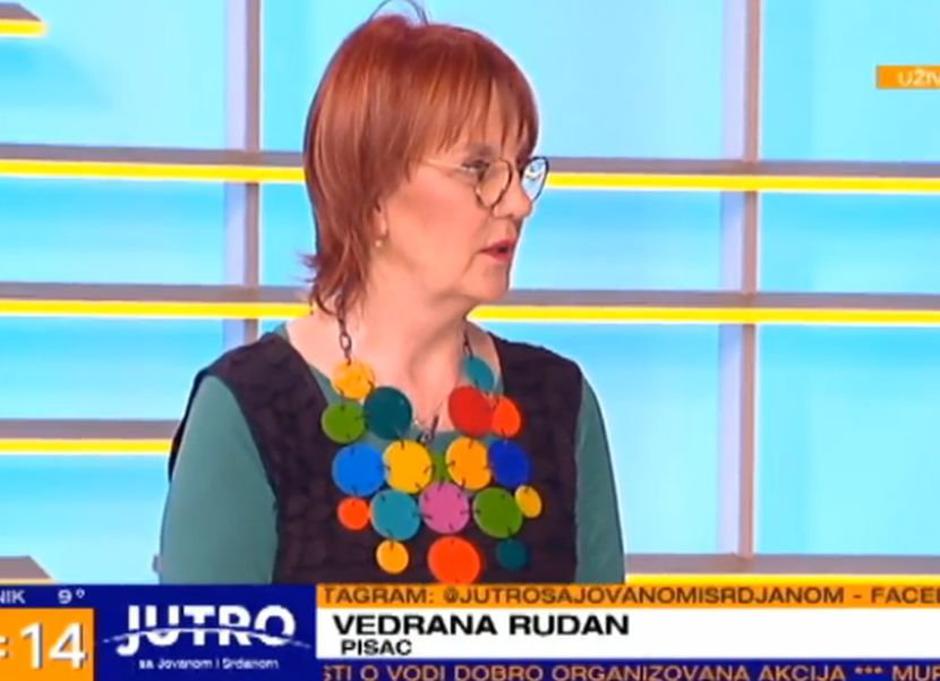 Gostovanje Vedrane Rudan na Prvoj TV