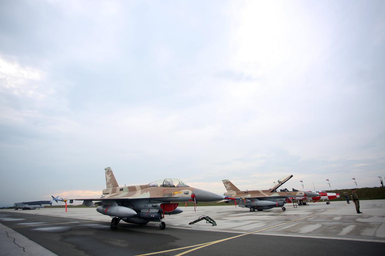Zagreb: Borbeni avioni F-16 Barak Izraelskog ratnog zrakoplovstva