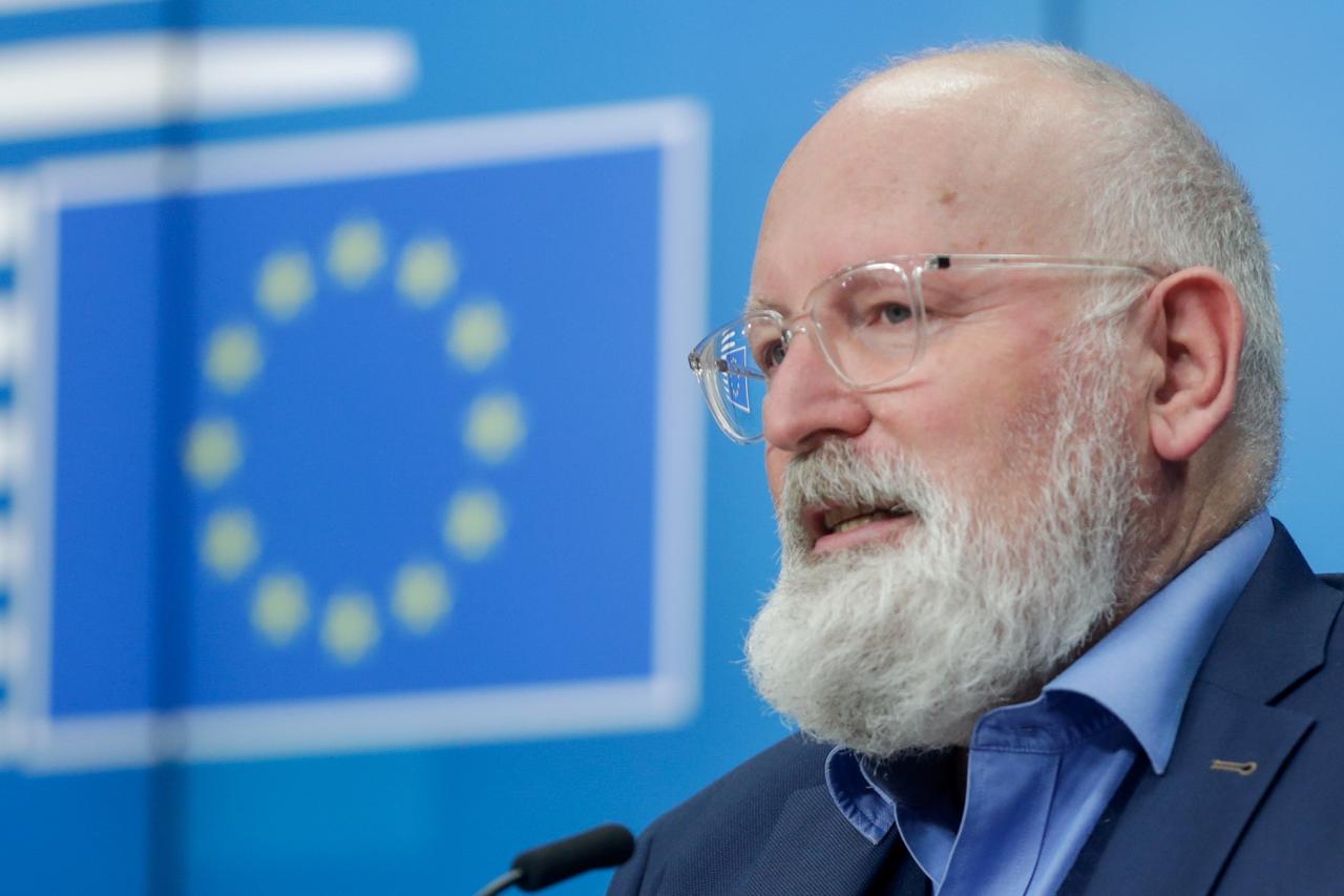 News conference on the Common Agricultural Policy (CAP) at the European Council building in Brussels