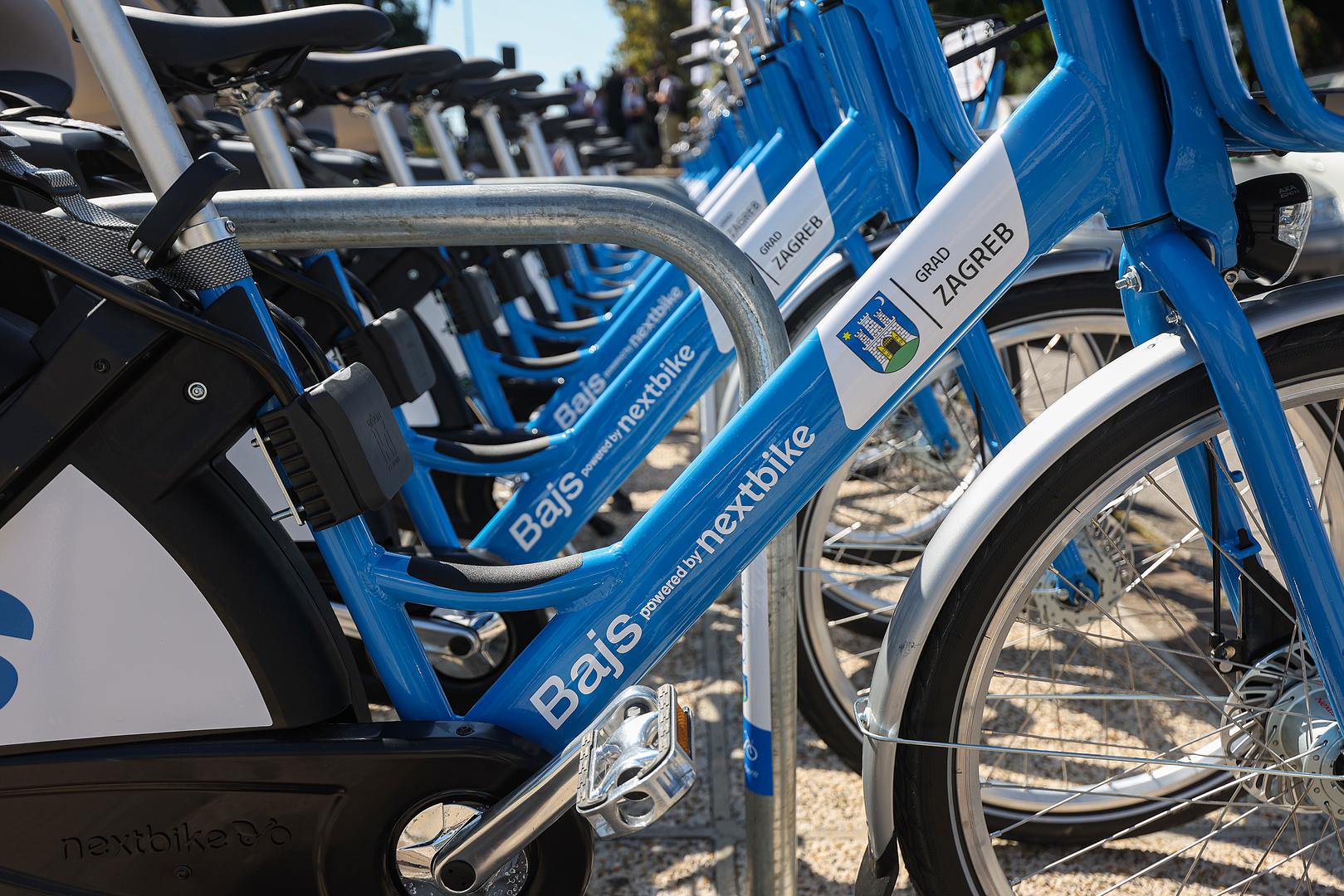 Novi sustava javnih bicikala vrijedan 9,3 milijuna eura bez PDV-a.
