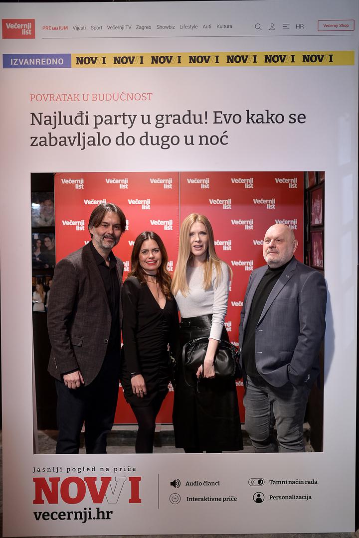 Dražen Klarić, Renata Pucar, Rosa Klarić i Renato Ivanuš