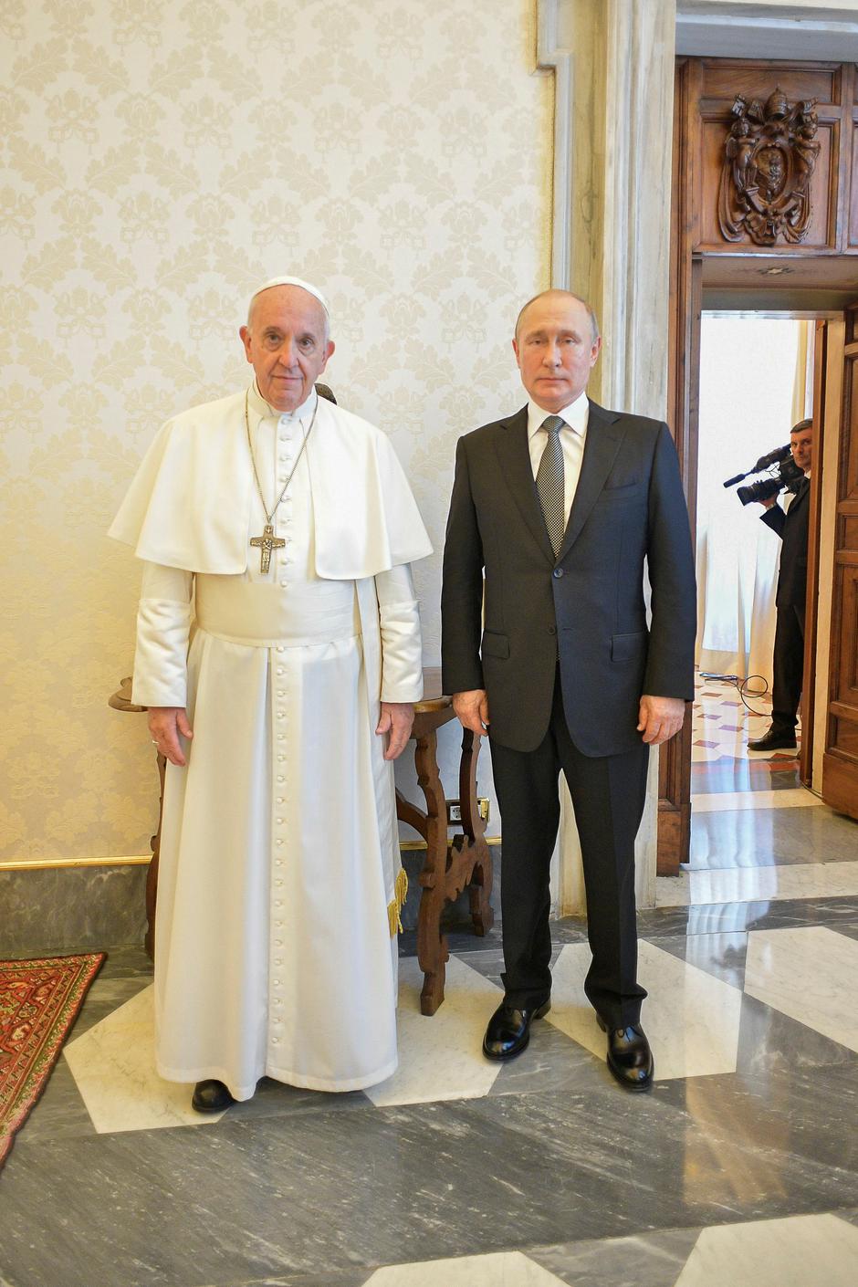 Vladimir Putin i Papa Franjo