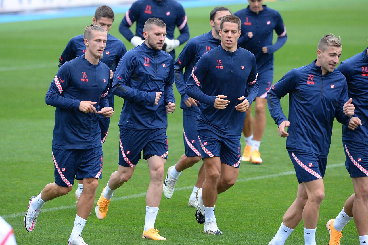 Zagreb: Trening reprezentacije uoči susreta u Ligi nacija s Portugalom i Francuskom