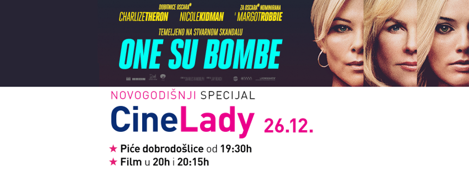 Bombastičan novogodišnji CineLady uz film „One su bombe“