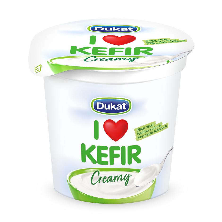 Dukat predstavio prvi kremasti kefir „na žlicu“ Dukat I love kefir Creamy