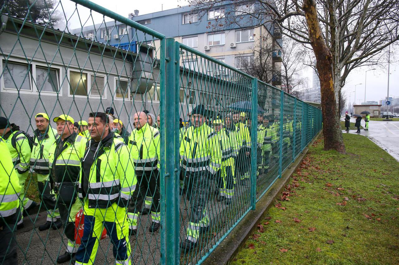 Radnici zagrebačke Čistoće nastavljaju štrajk