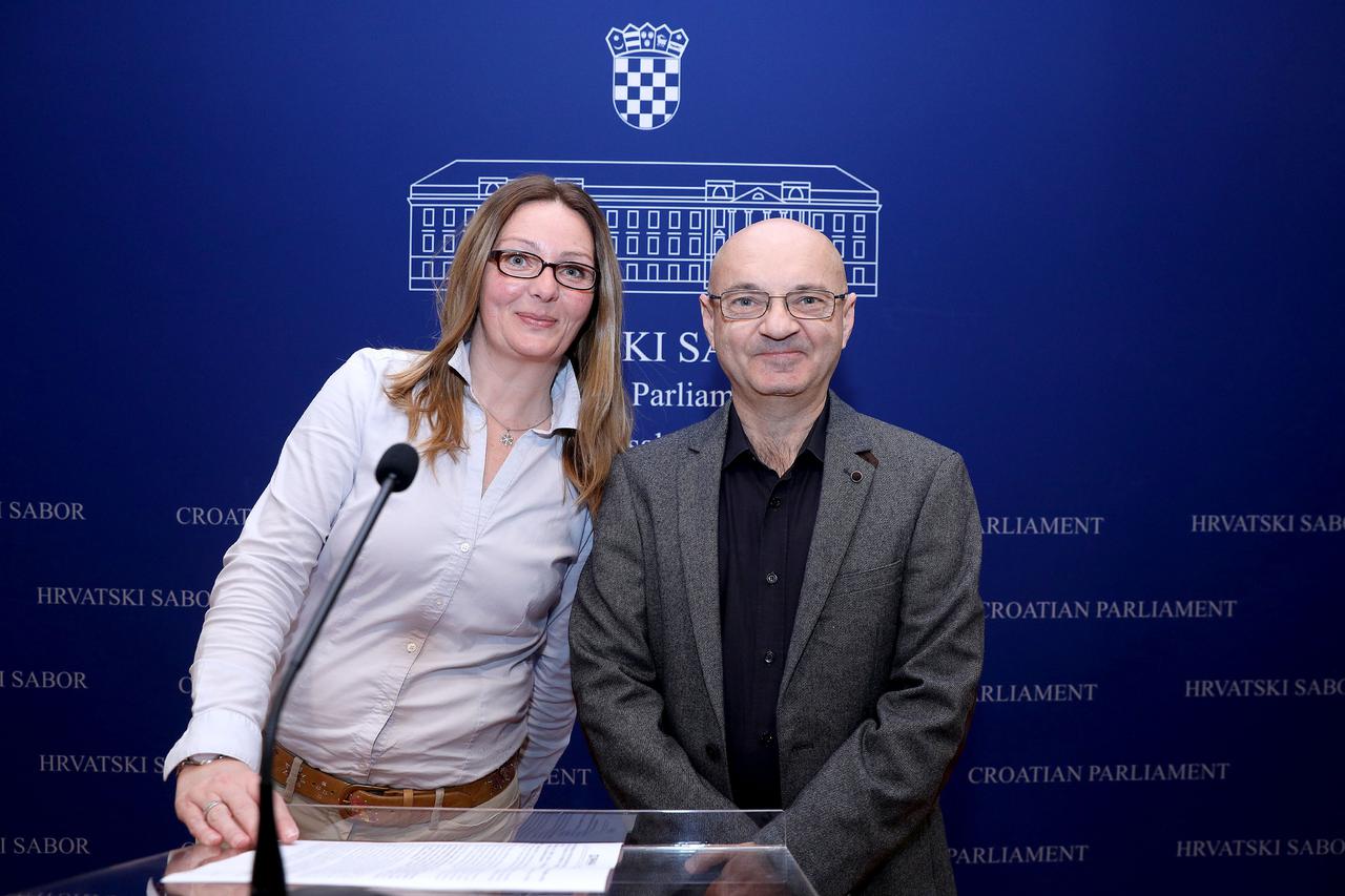 U Saboru je održana konferencija za medije kluba zastupnika Živog zida i SNAGA-e