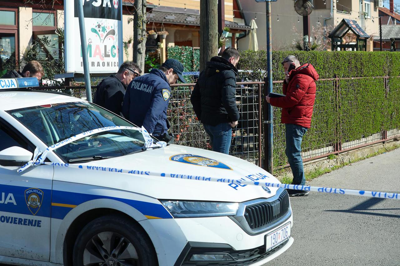 Zagreb: Policijski očevid u Dubravi gdje je jutros došlo do pucnjave