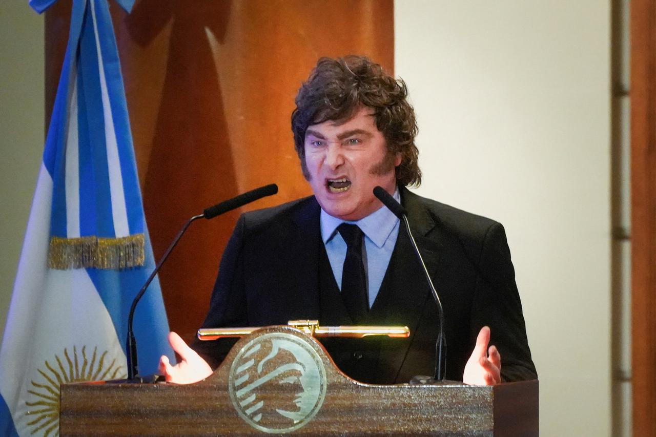 Argentina's President Javier Milei attends ceremony marking 172nd anniversary of Buenos Aires Stock Exchange in Buenos Aires