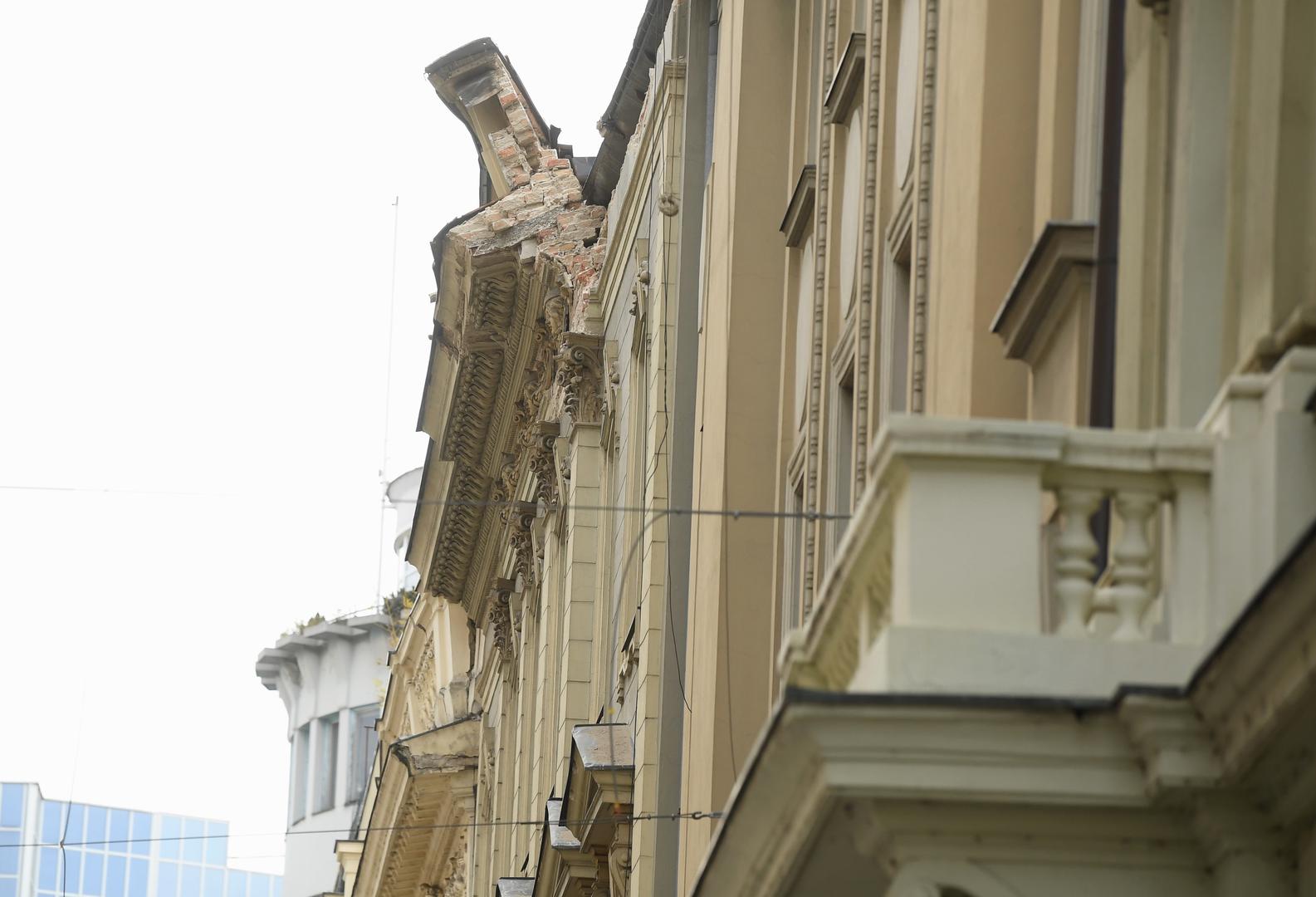 22.03.2020., Zagreb - Snazan potres jutros je pogodio Zagreb. rPhoto: Marko Lukunic/PIXSELL