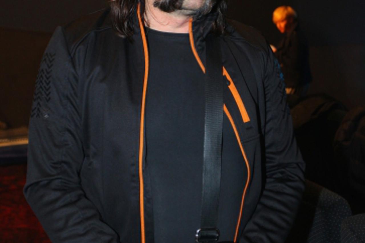 '05.03.2013., Zagreb - U IMAX kinu u CineStar Arena centru proglasene su nominacije za ovogodisnju nagradu Porin, koja obiljezava 20 godina postojanja. Damir Martinovic Mrle iz grupe Let 3.  Photo: To